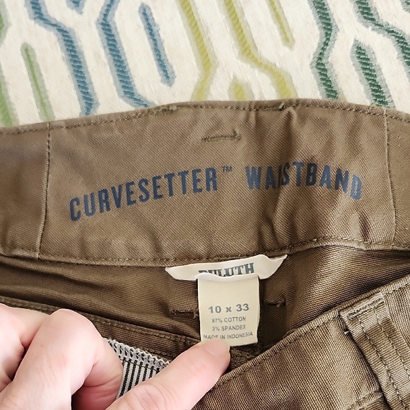 Women's Brown Cargo Pants - Picture 2 of 2